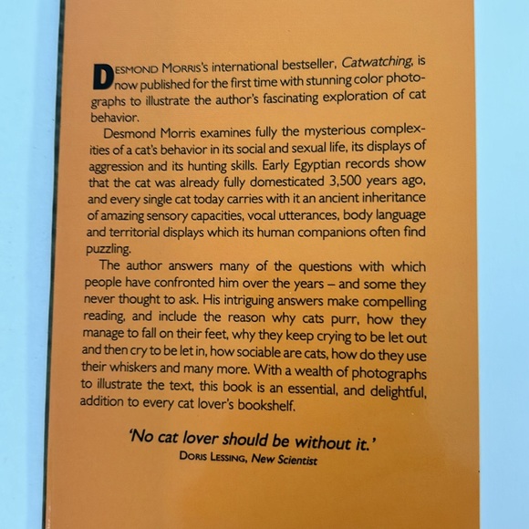 Desmond Morris “Illustrated Catwatching” Vintage New Old Stock Hardcover Book - Picture 6 of 16